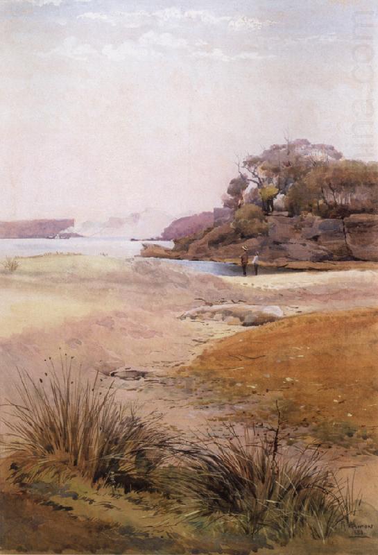 Julian Ashton View of Narth Head,Sydney Harbour 1888 china oil painting image
